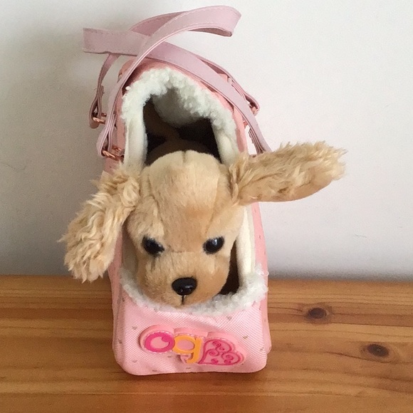 Our Generation kids toy dog carrier hop in pink handbag purse - Picture 1 of 7